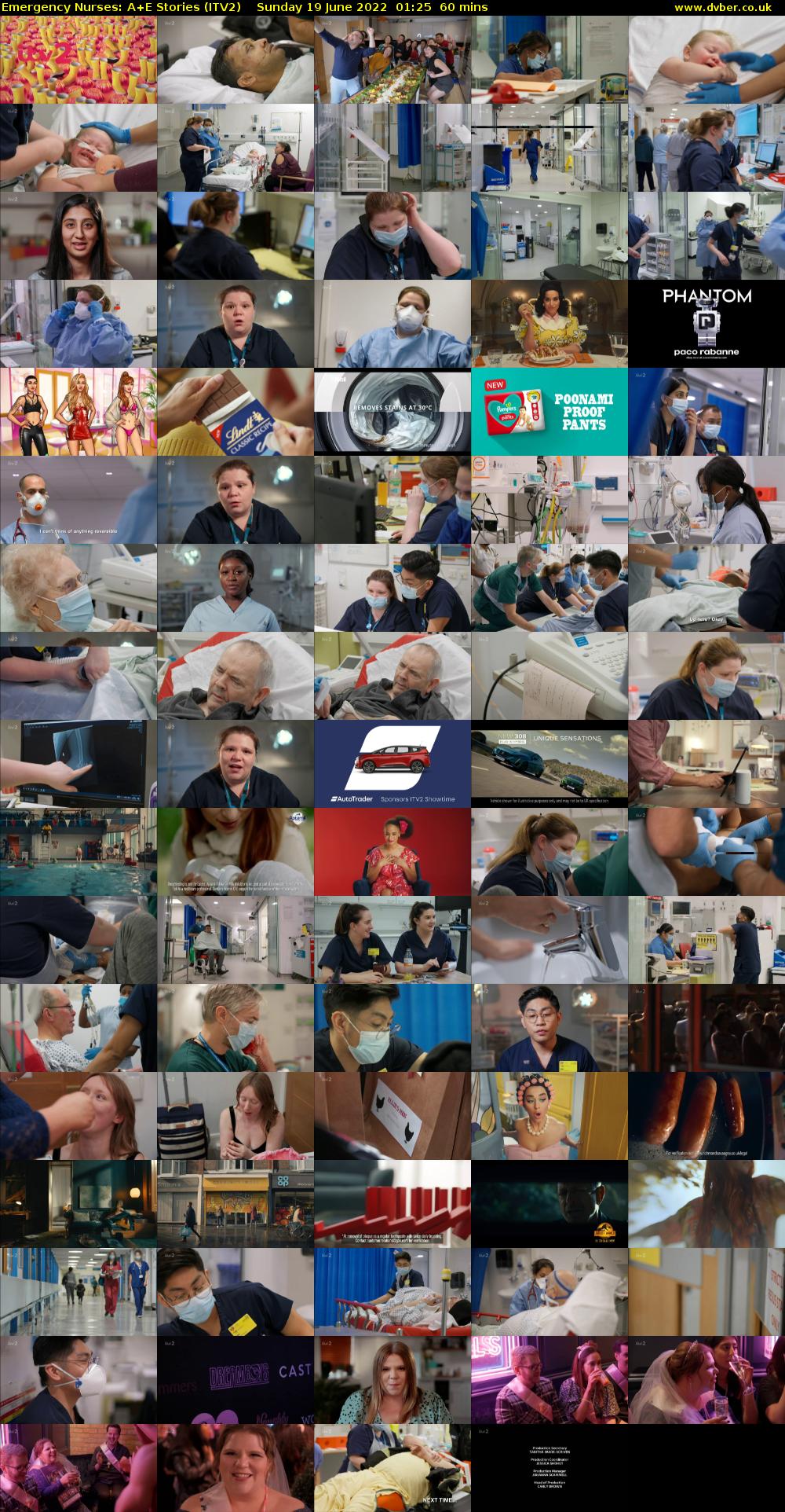 Emergency Nurses: A+E Stories (ITV2) Sunday 19 June 2022 01:25 - 02:25
