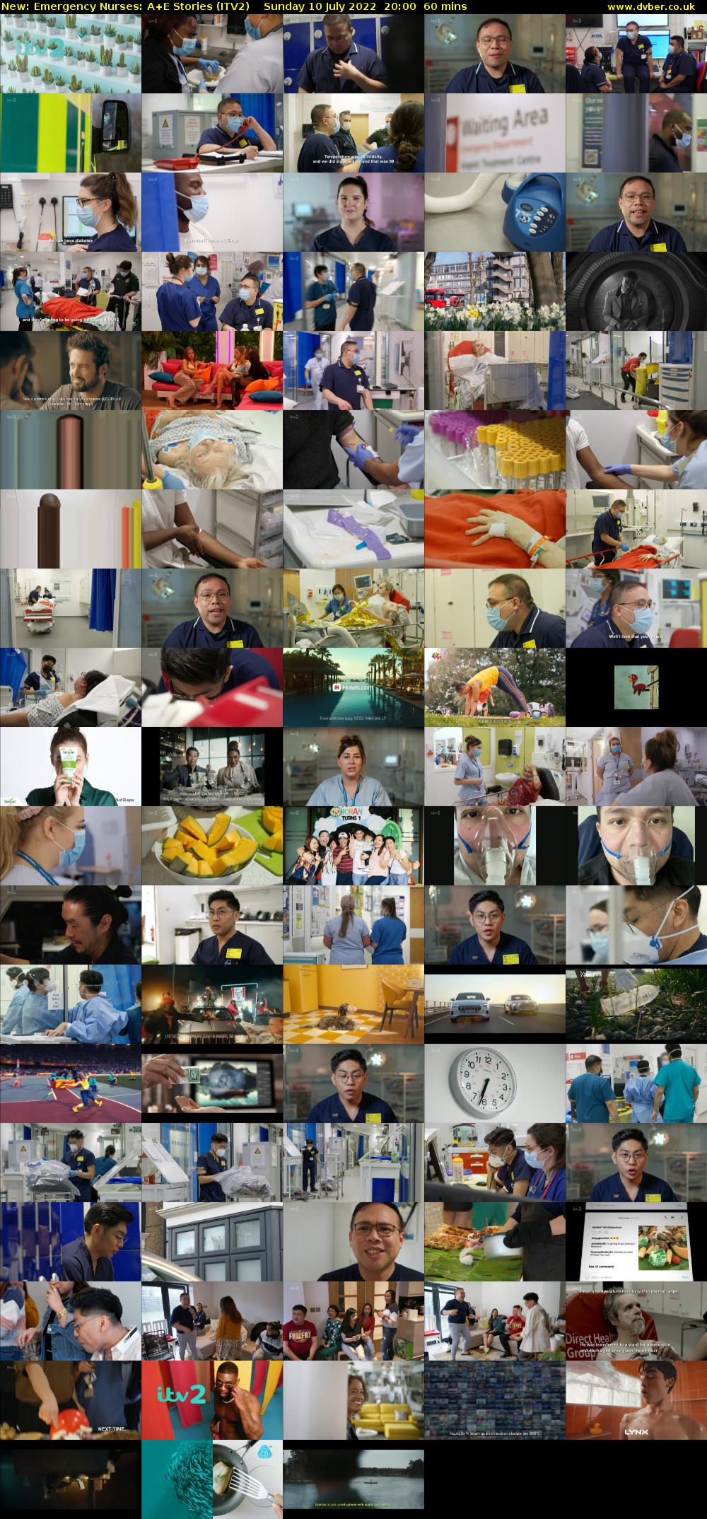 Emergency Nurses: A+E Stories (ITV2) Sunday 10 July 2022 20:00 - 21:00