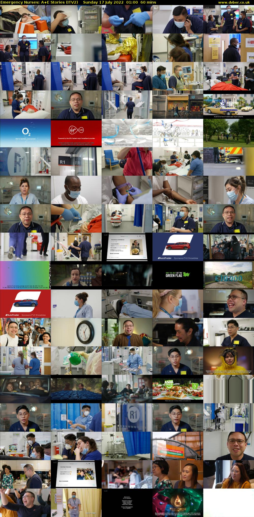 Emergency Nurses: A+E Stories (ITV2) Sunday 17 July 2022 01:00 - 02:00