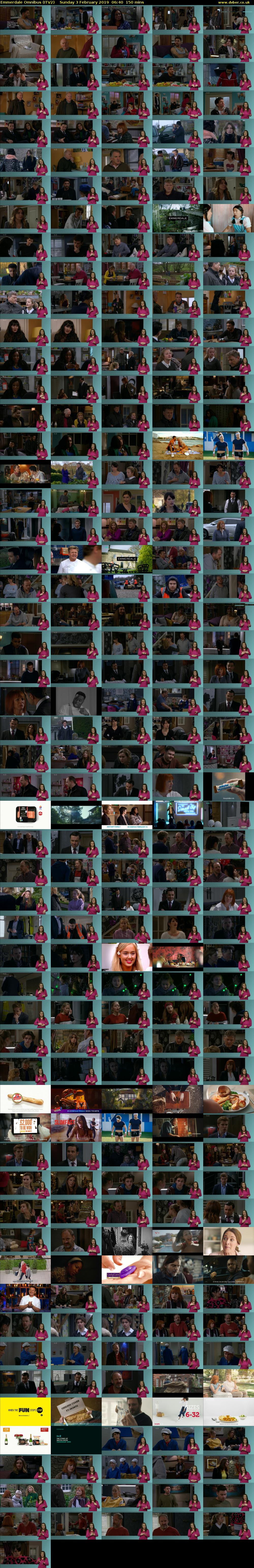 Emmerdale Omnibus (ITV2) Sunday 3 February 2019 06:40 - 09:10