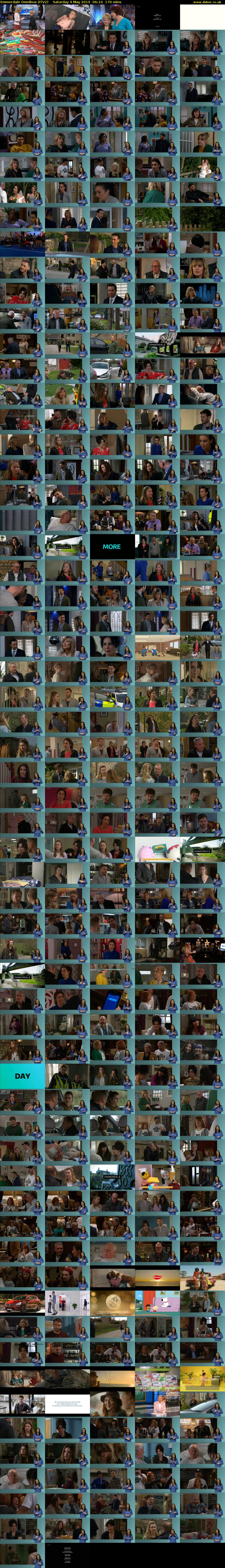 Emmerdale Omnibus (ITV2) Saturday 4 May 2019 06:10 - 09:00