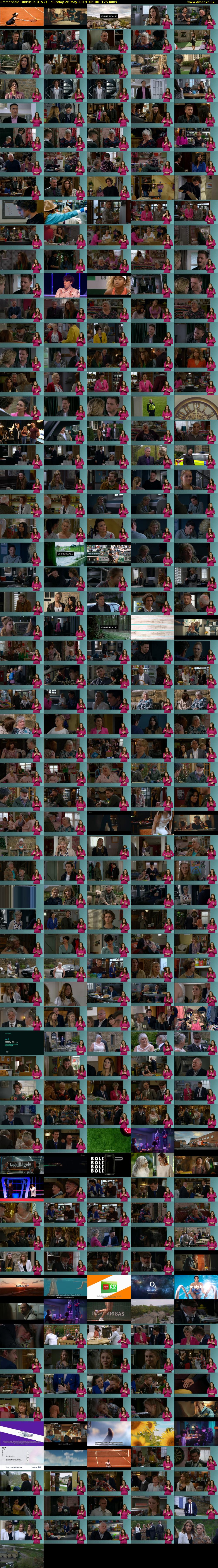 Emmerdale Omnibus (ITV2) Sunday 26 May 2019 06:00 - 08:55