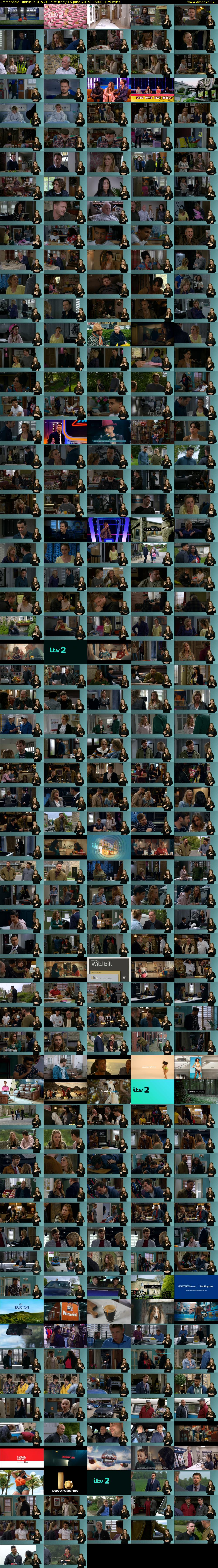 Emmerdale Omnibus (ITV2) Saturday 15 June 2019 06:00 - 08:55