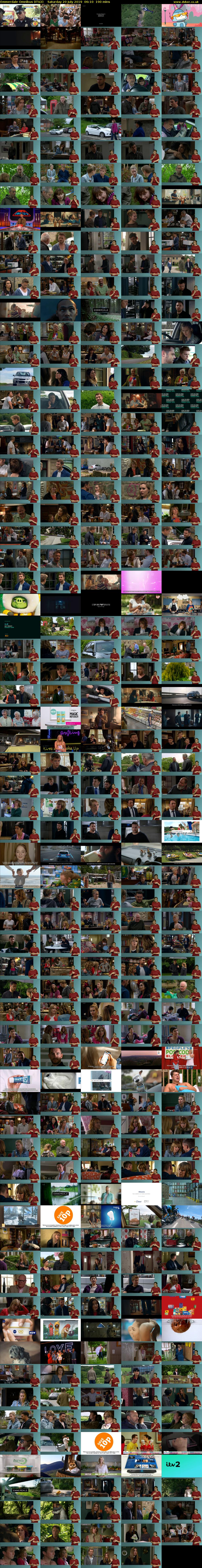 Emmerdale Omnibus (ITV2) Saturday 20 July 2019 06:10 - 09:20
