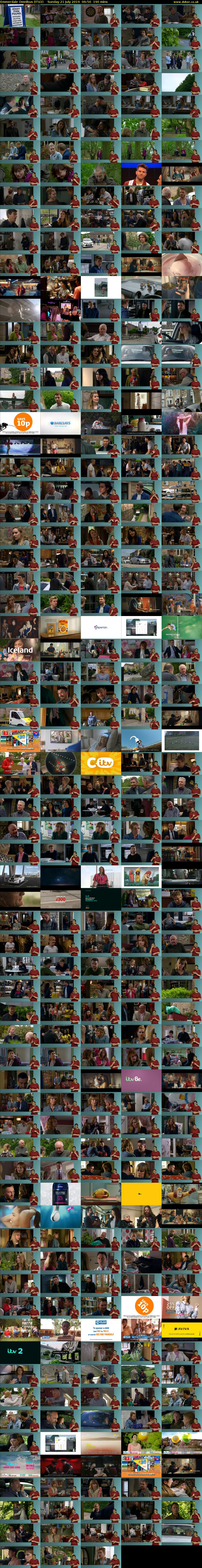 Emmerdale Omnibus (ITV2) Sunday 21 July 2019 06:50 - 10:00