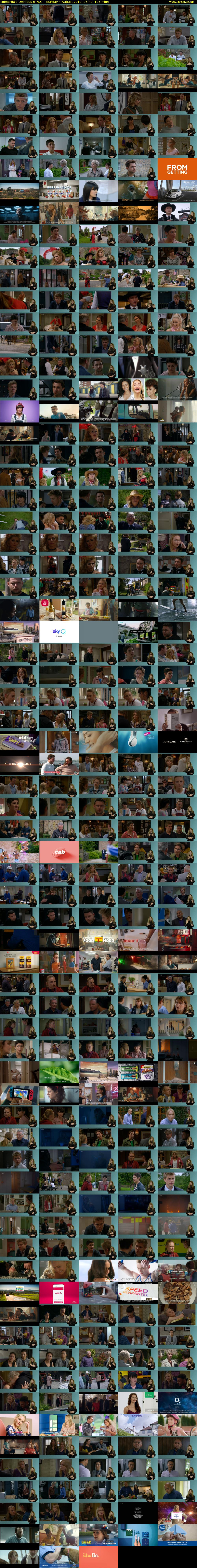 Emmerdale Omnibus (ITV2) Sunday 4 August 2019 06:40 - 09:55