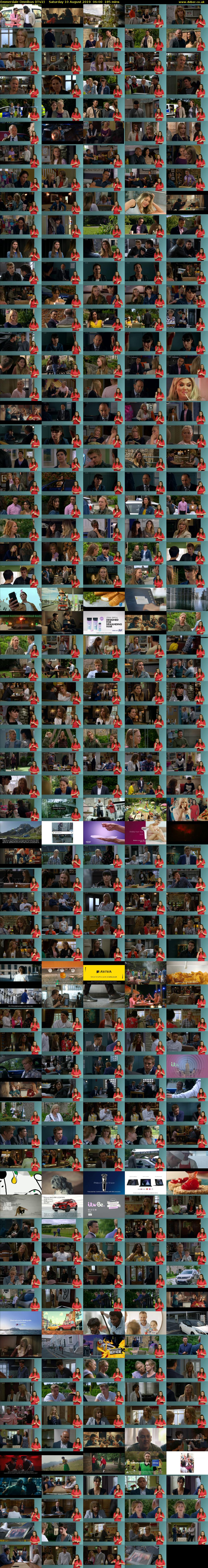 Emmerdale Omnibus (ITV2) Saturday 10 August 2019 06:00 - 09:05