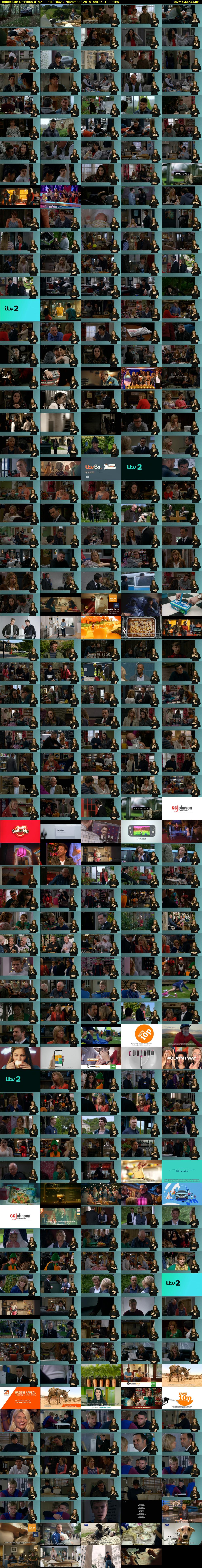 Emmerdale Omnibus (ITV2) Saturday 2 November 2019 06:25 - 09:35