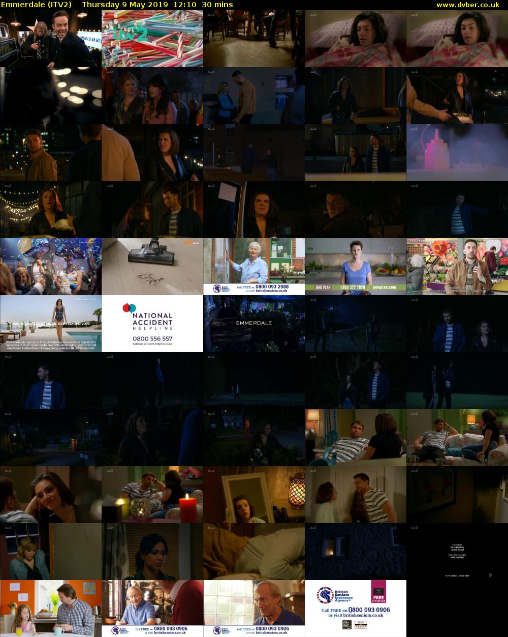 Emmerdale (ITV2) Thursday 9 May 2019 12:10 - 12:40