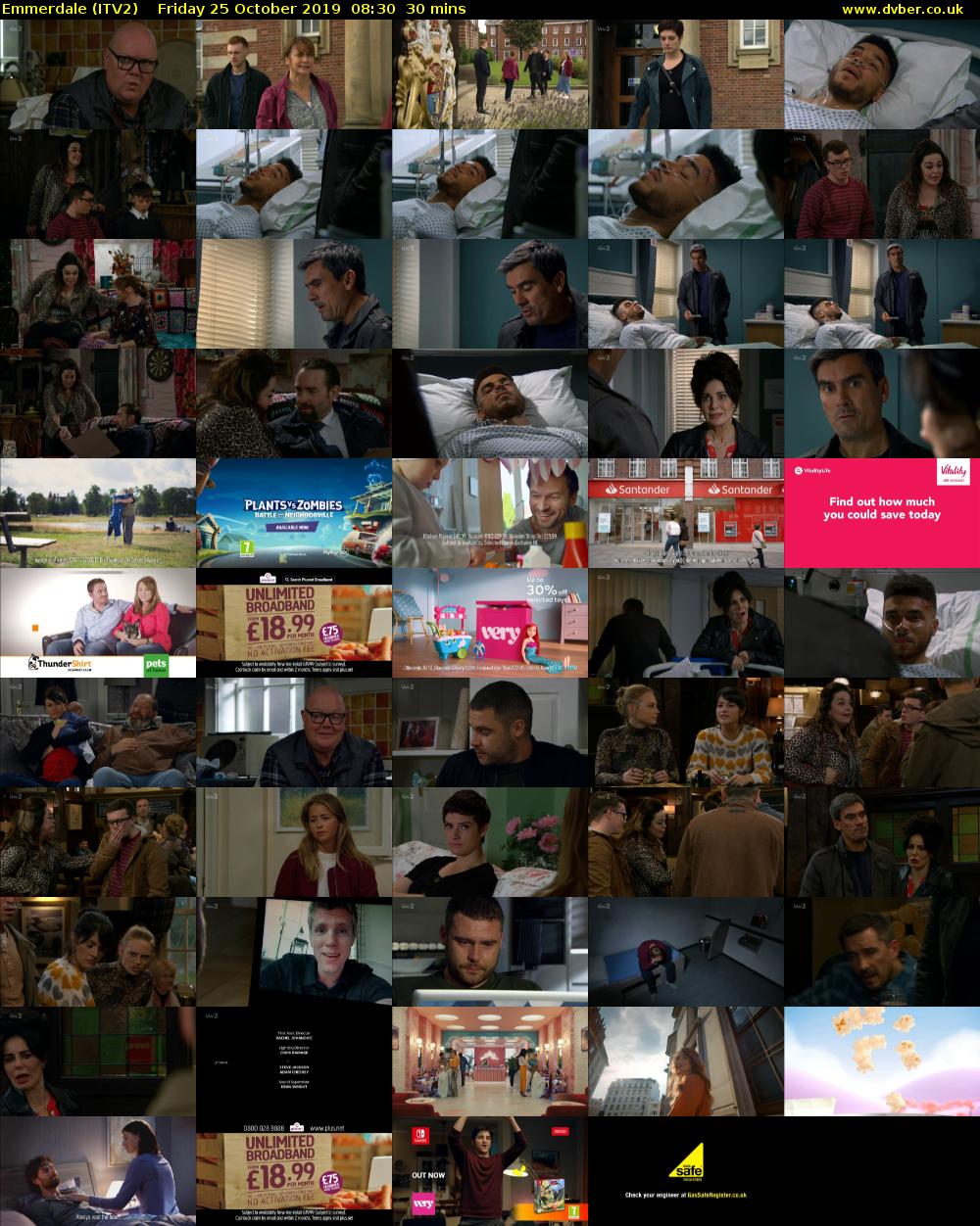 Emmerdale (ITV2) 201910250830