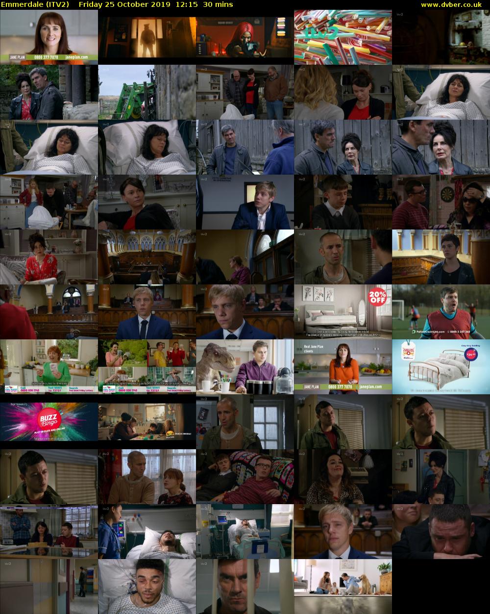 Emmerdale (ITV2) 201910251215
