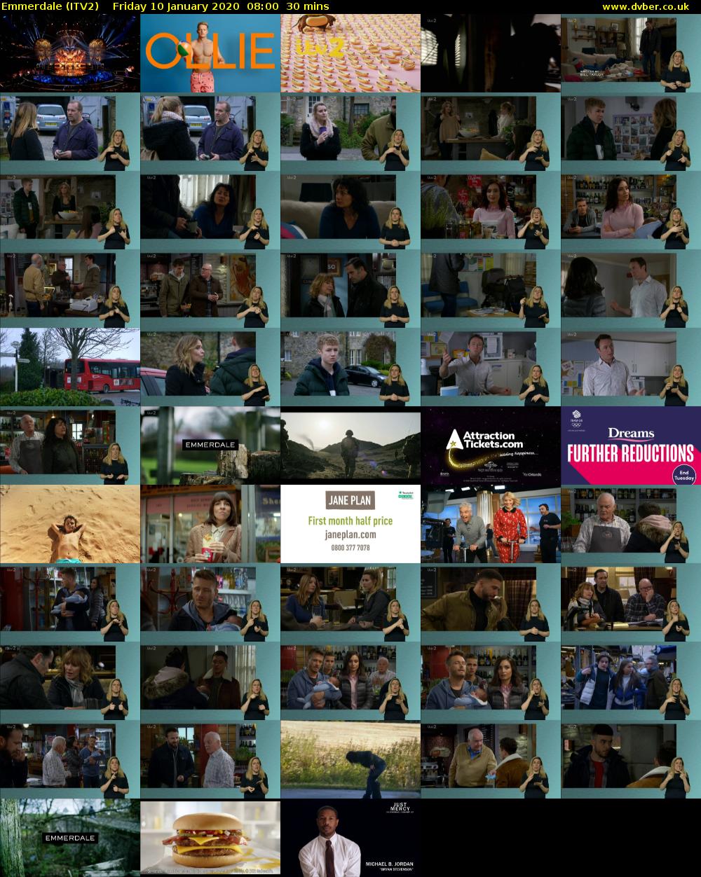Emmerdale (ITV2) Friday 10 January 2020 08:00 - 08:30