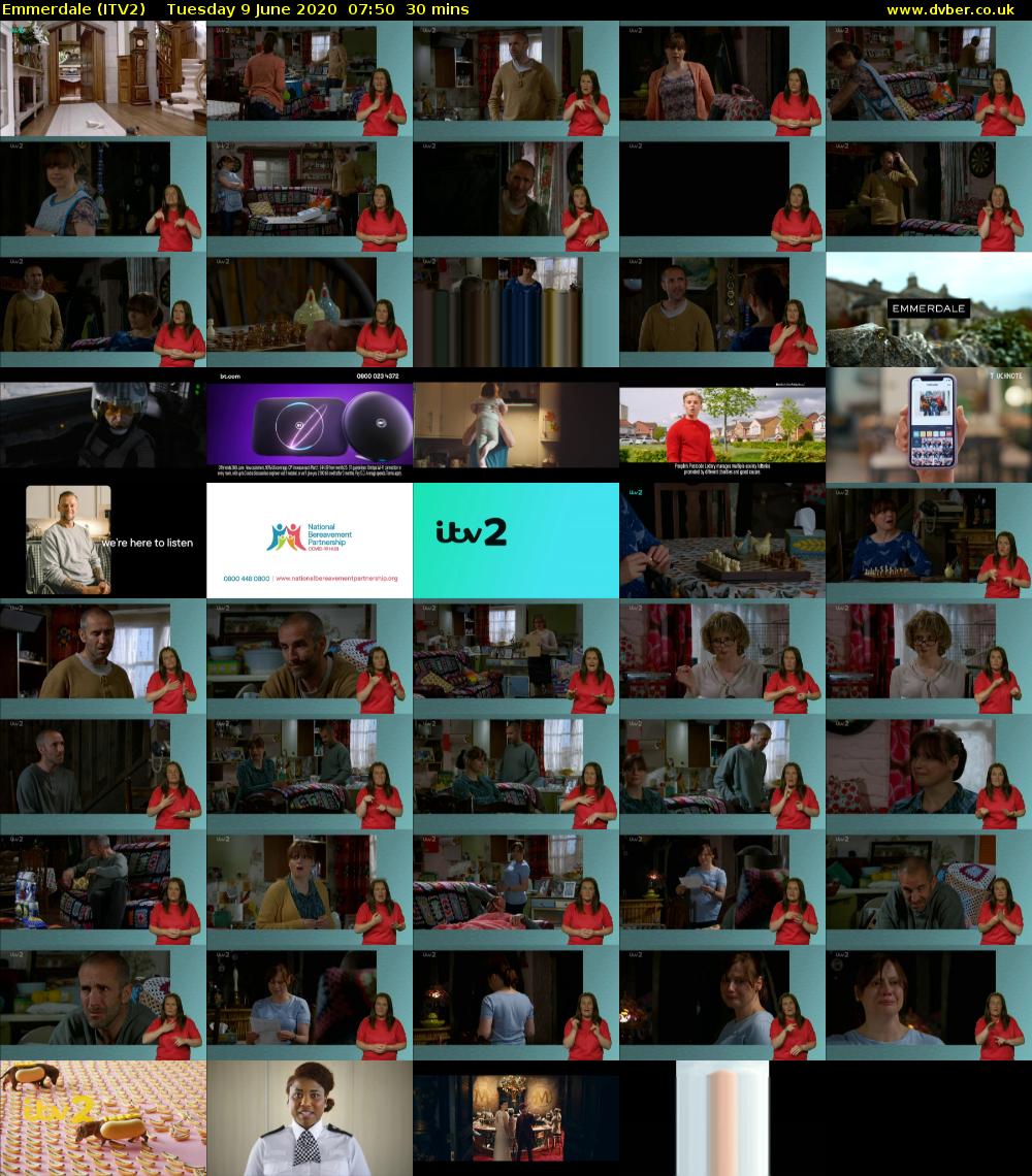 Emmerdale (ITV2) Tuesday 9 June 2020 07:50 - 08:20