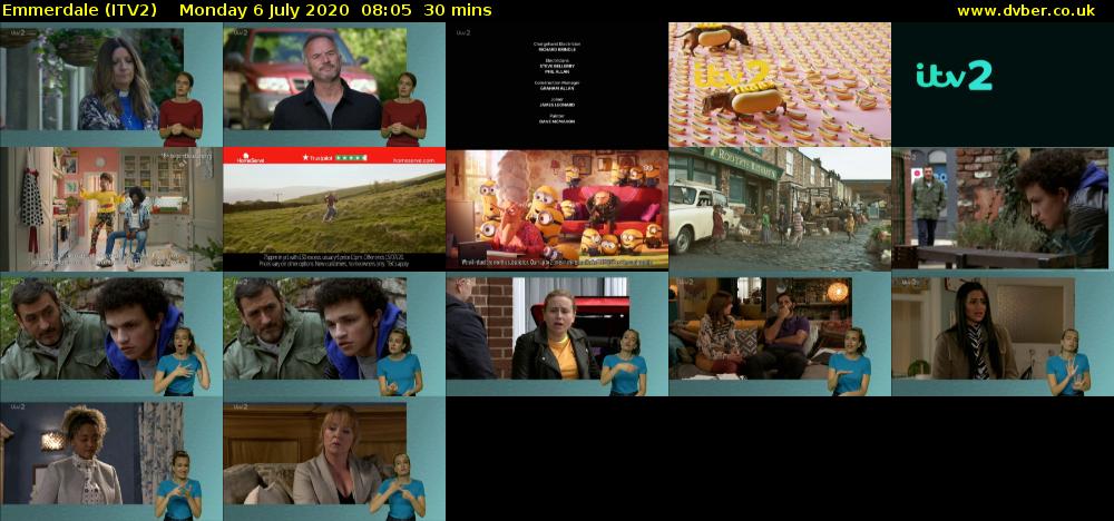 Emmerdale (ITV2) Monday 6 July 2020 08:05 - 08:35