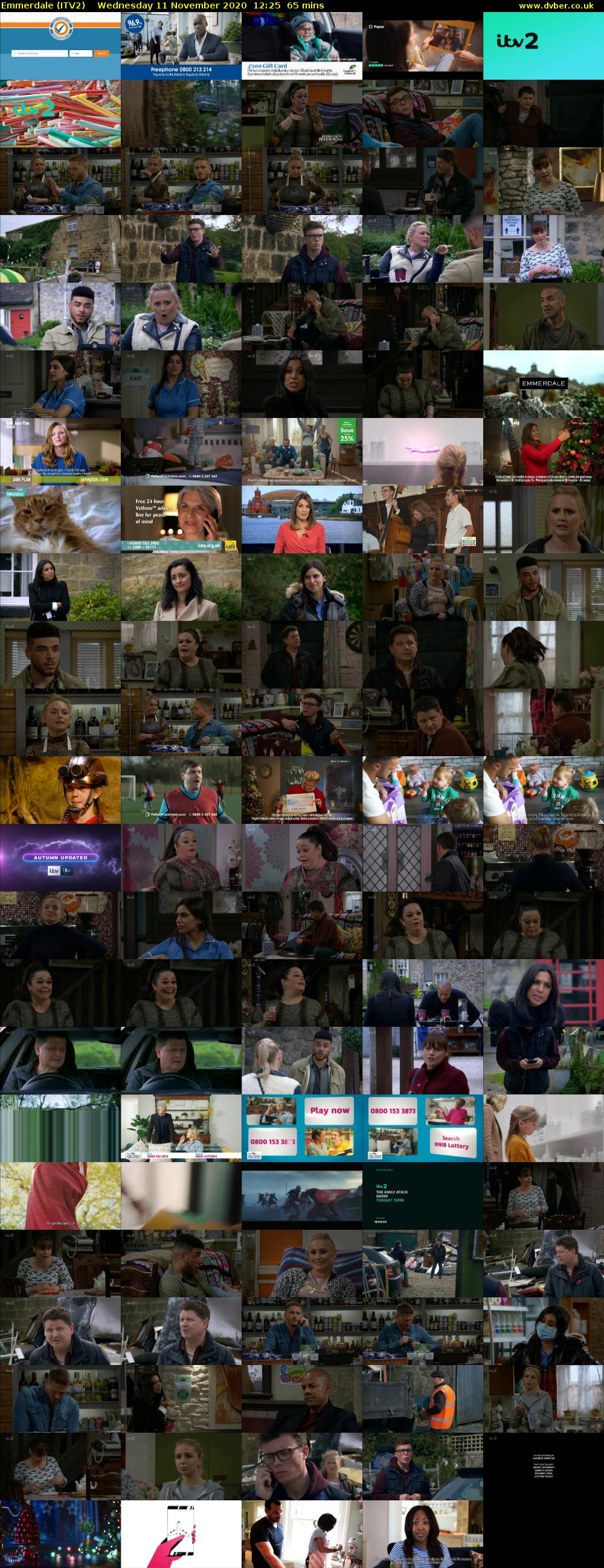 Emmerdale (ITV2) Wednesday 11 November 2020 12:25 - 13:30