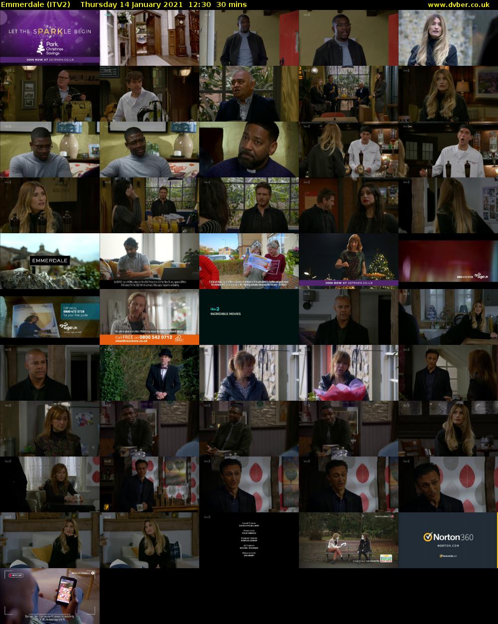 Emmerdale (ITV2) Thursday 14 January 2021 12:30 - 13:00