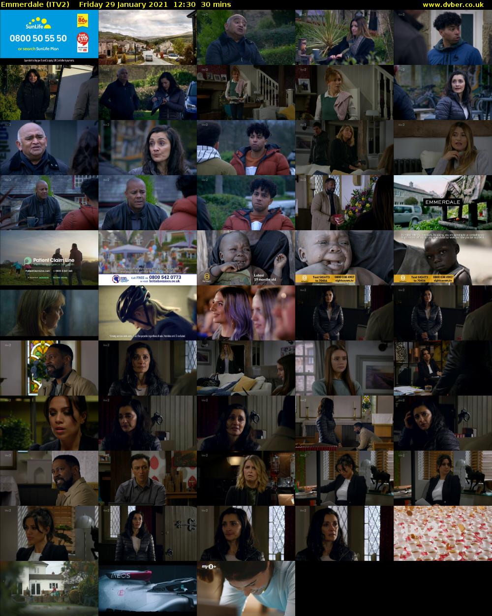 Emmerdale (ITV2) Friday 29 January 2021 12:30 - 13:00