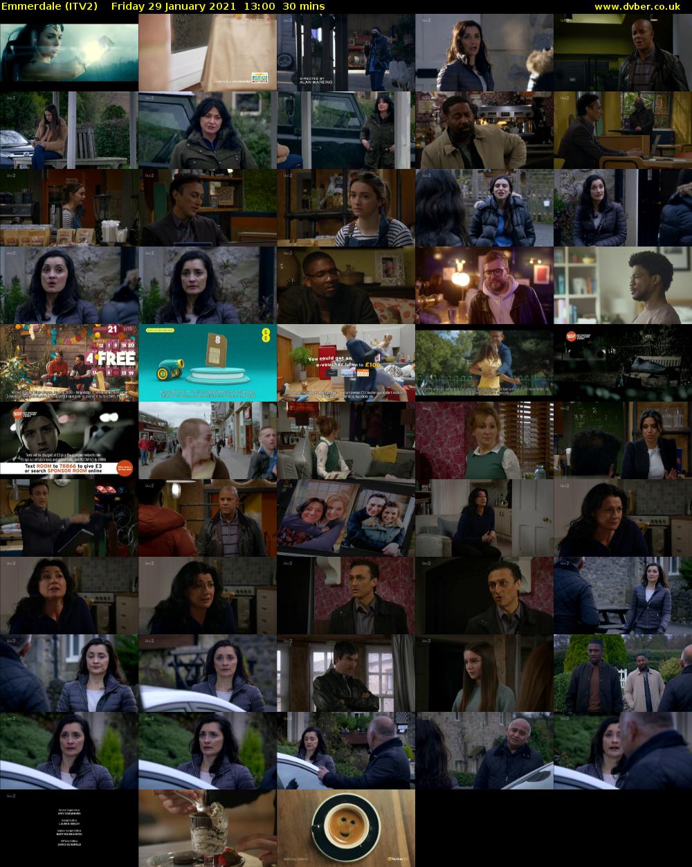 Emmerdale (ITV2) Friday 29 January 2021 13:00 - 13:30