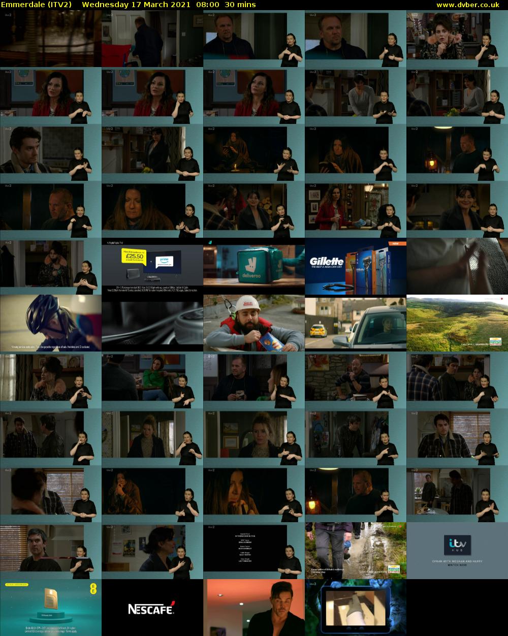 Emmerdale (ITV2) Wednesday 17 March 2021 08:00 - 08:30