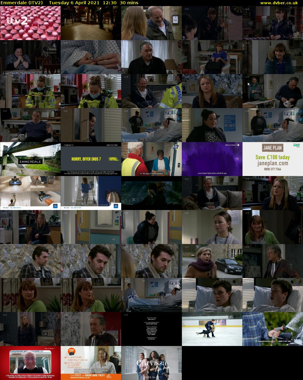 Emmerdale (ITV2) Tuesday 6 April 2021 12:30 - 13:00