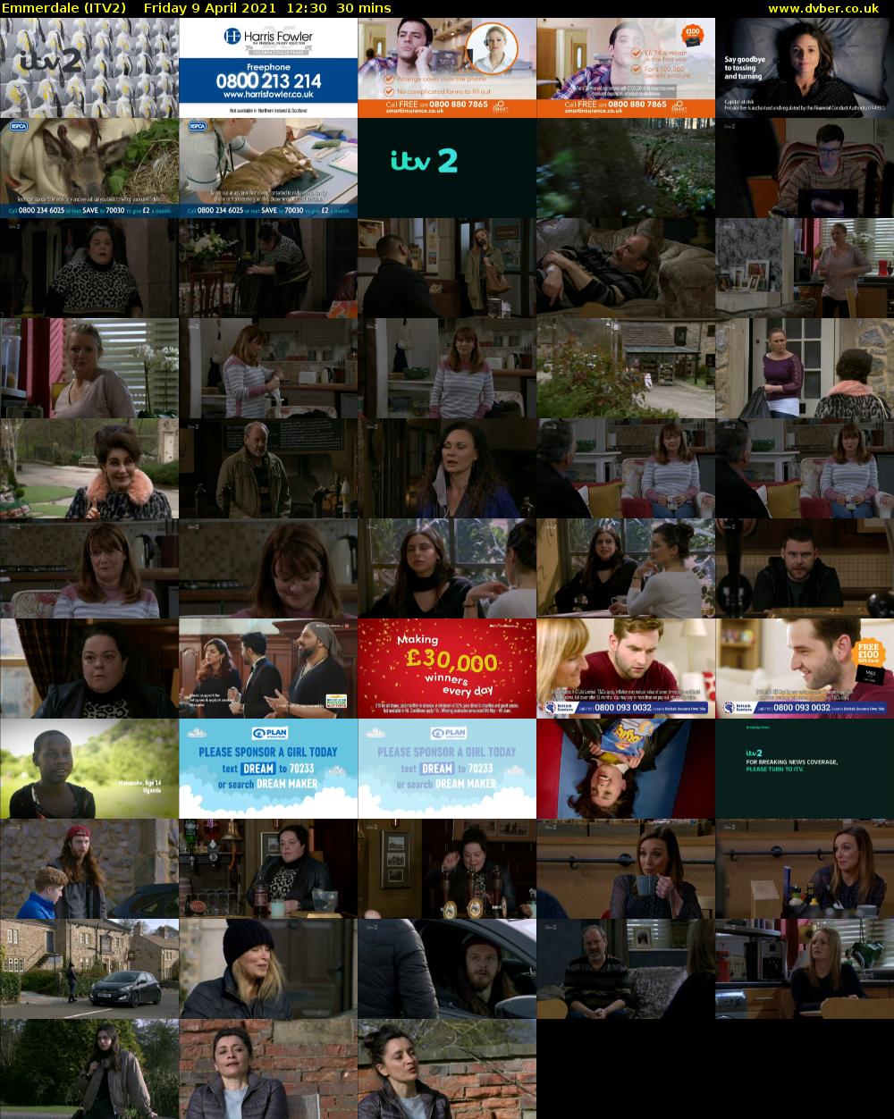 Emmerdale (ITV2) Friday 9 April 2021 12:30 - 13:00