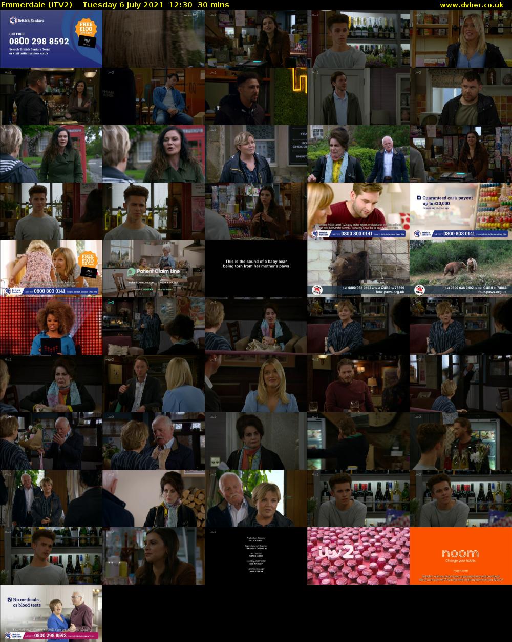 Emmerdale (ITV2) Tuesday 6 July 2021 12:30 - 13:00