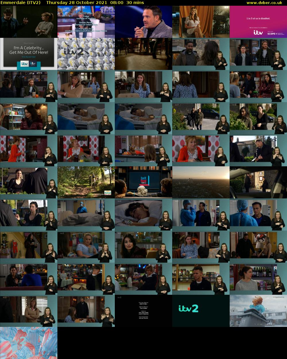 Emmerdale (ITV2) Thursday 28 October 2021 08:00 - 08:30