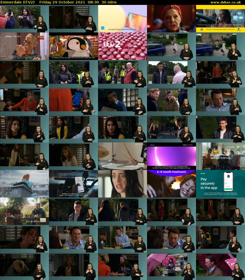 Emmerdale (ITV2) Friday 29 October 2021 08:30 - 09:00