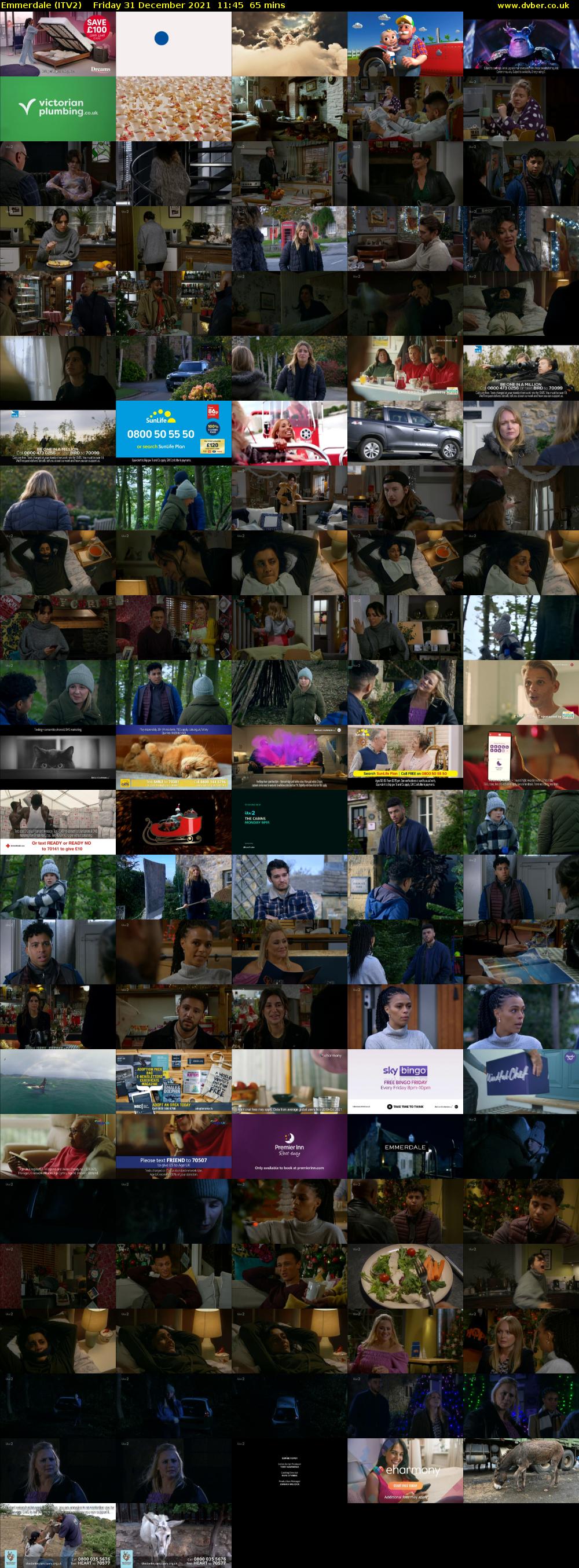 Emmerdale (ITV2) Friday 31 December 2021 11:45 - 12:50