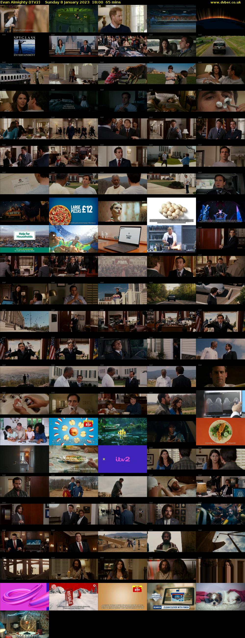 Evan Almighty (ITV2) Sunday 8 January 2023 18:00 - 19:05