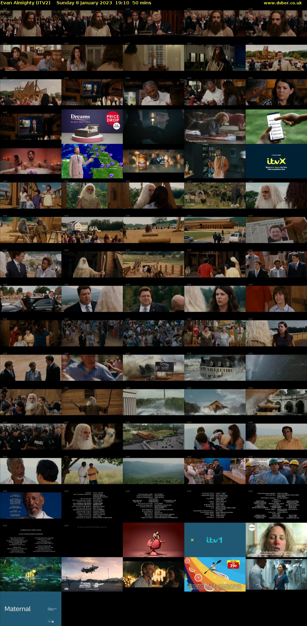 Evan Almighty (ITV2) Sunday 8 January 2023 19:10 - 20:00