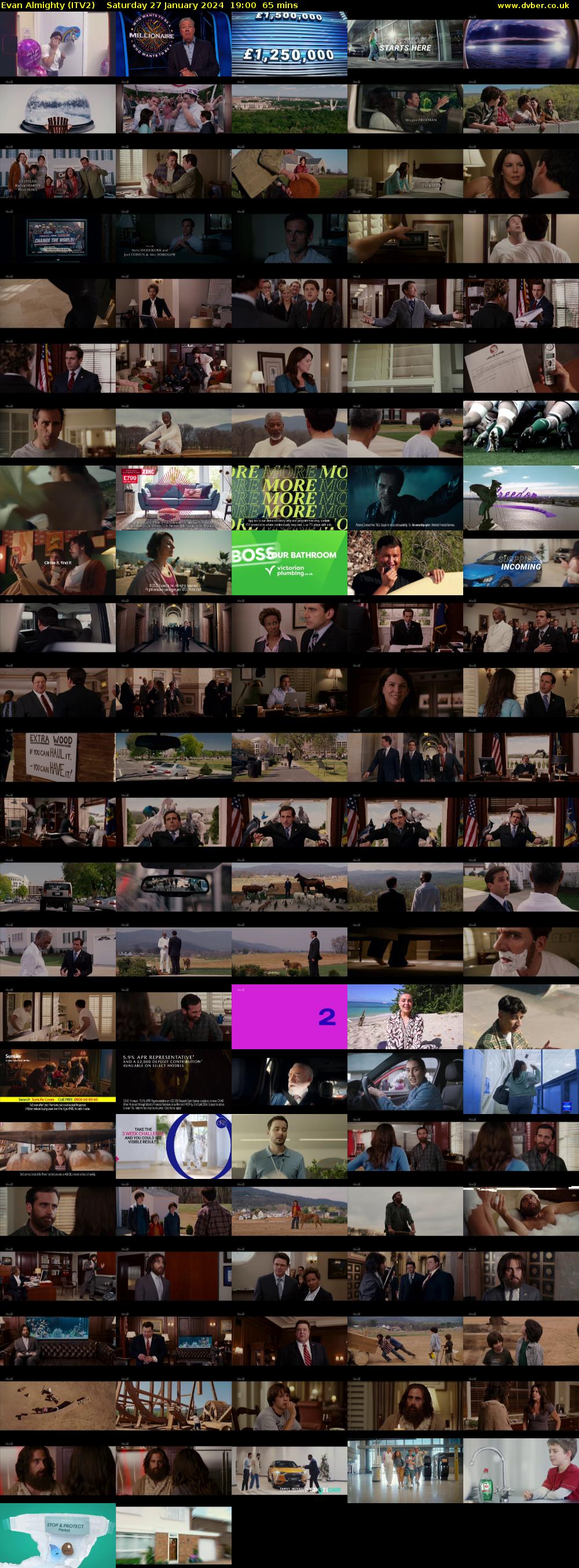 Evan Almighty (ITV2) Saturday 27 January 2024 19:00 - 20:05