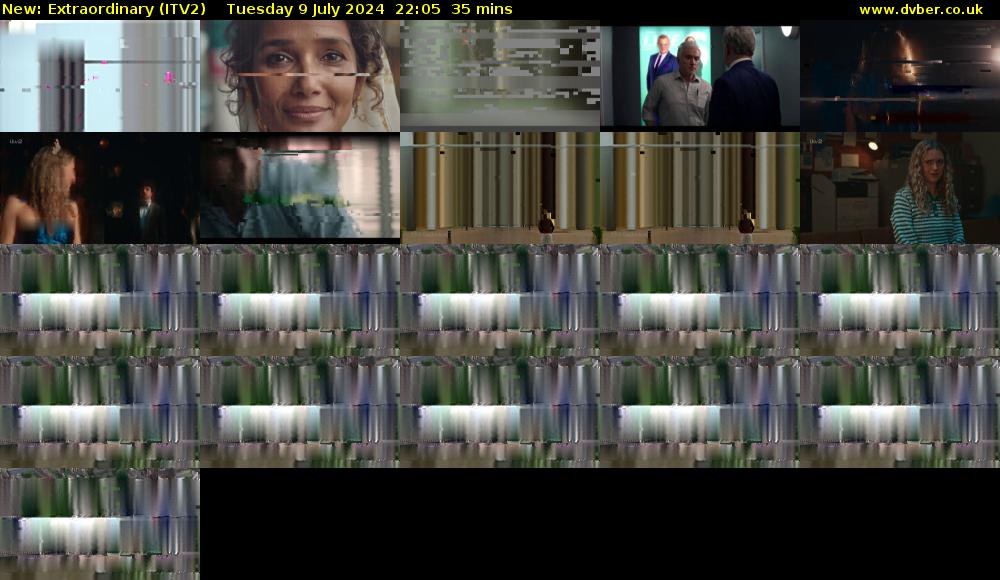Extraordinary (ITV2) Tuesday 9 July 2024 22:05 - 22:40
