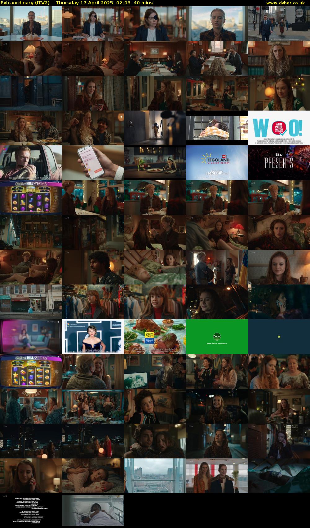 Extraordinary (ITV2) Thursday 17 April 2025 02:05 - 02:45