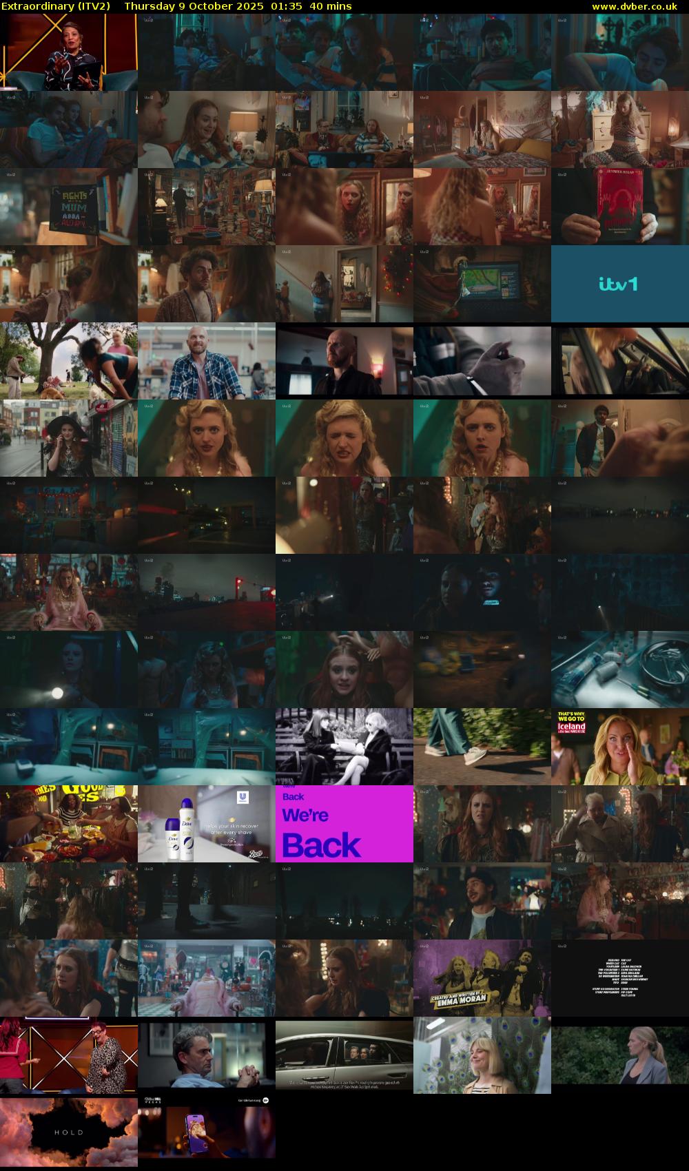 Extraordinary (ITV2) Thursday 9 October 2025 01:35 - 02:15