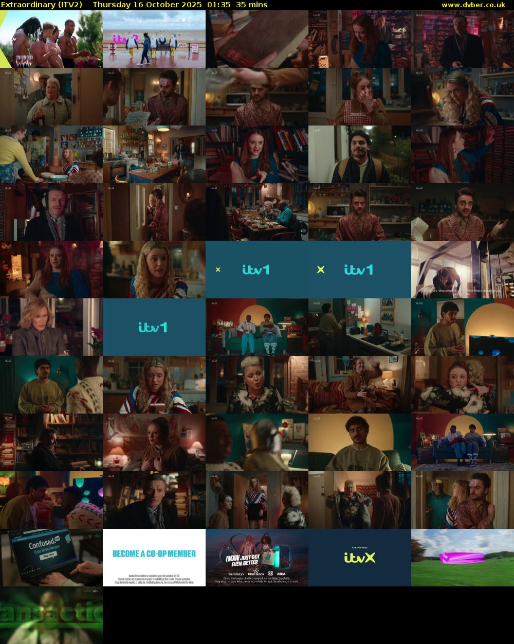 Extraordinary (ITV2) Thursday 16 October 2025 01:35 - 02:10