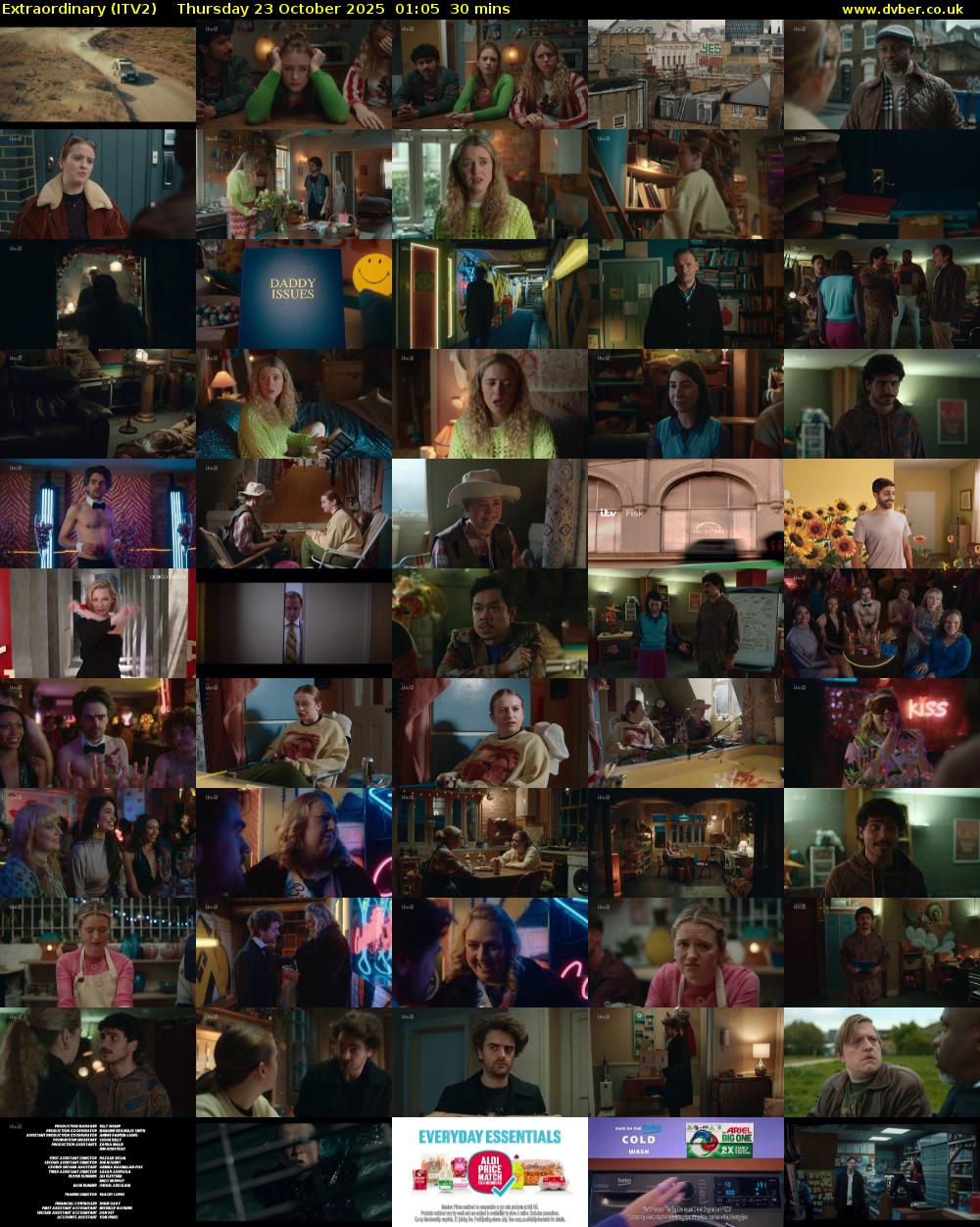 Extraordinary (ITV2) Thursday 23 October 2025 01:05 - 01:35