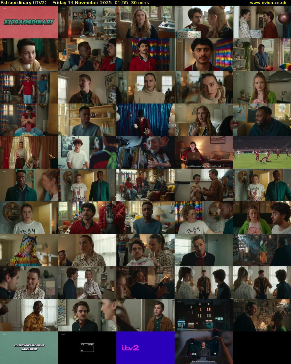 Extraordinary (ITV2) Friday 14 November 2025 01:55 - 02:25