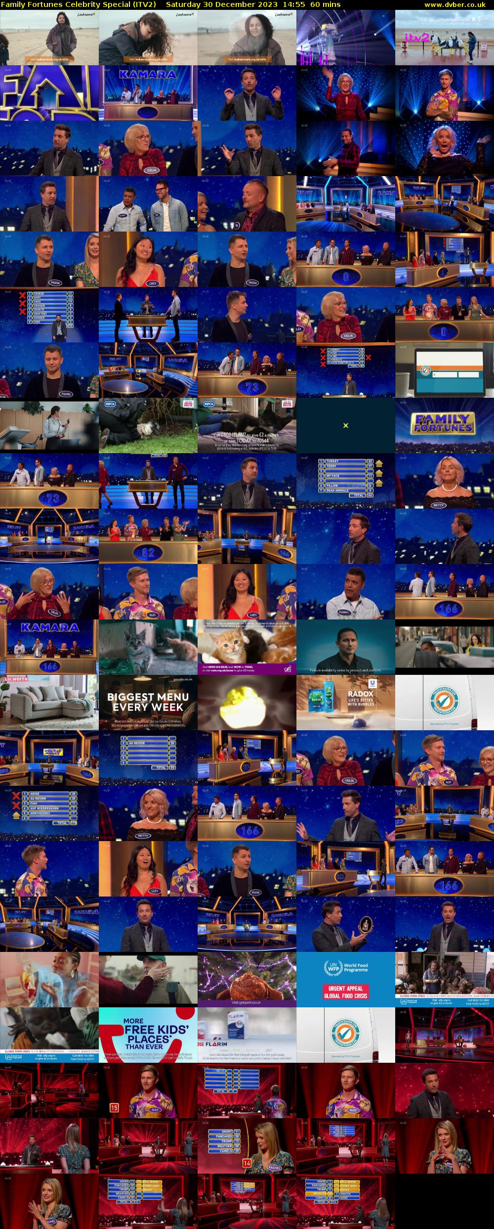 Family Fortunes Celebrity Special (ITV2) Saturday 30 December 2023 14:55 - 15:55