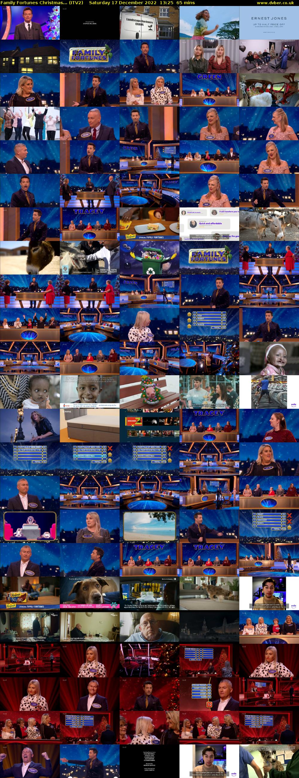 Family Fortunes Christmas... (ITV2) Saturday 17 December 2022 13:25 - 14:30