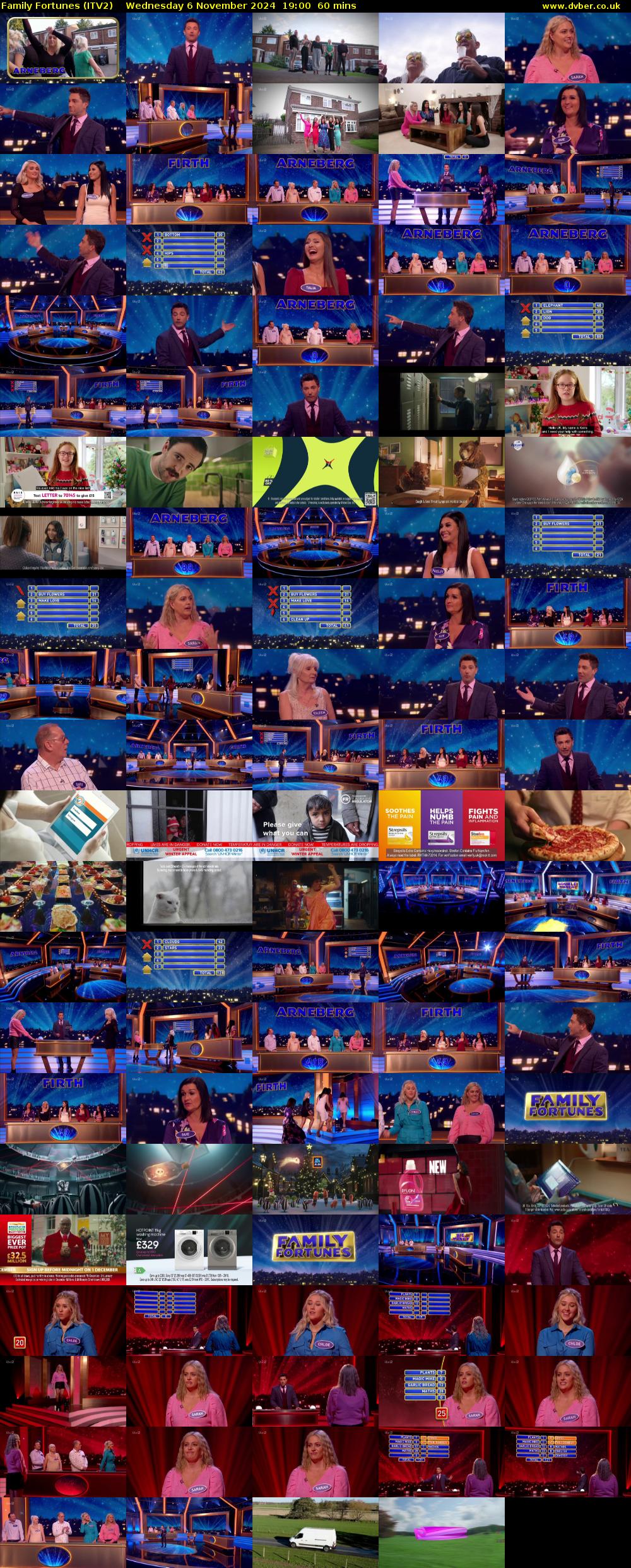 Family Fortunes (ITV2) Wednesday 6 November 2024 19:00 - 20:00