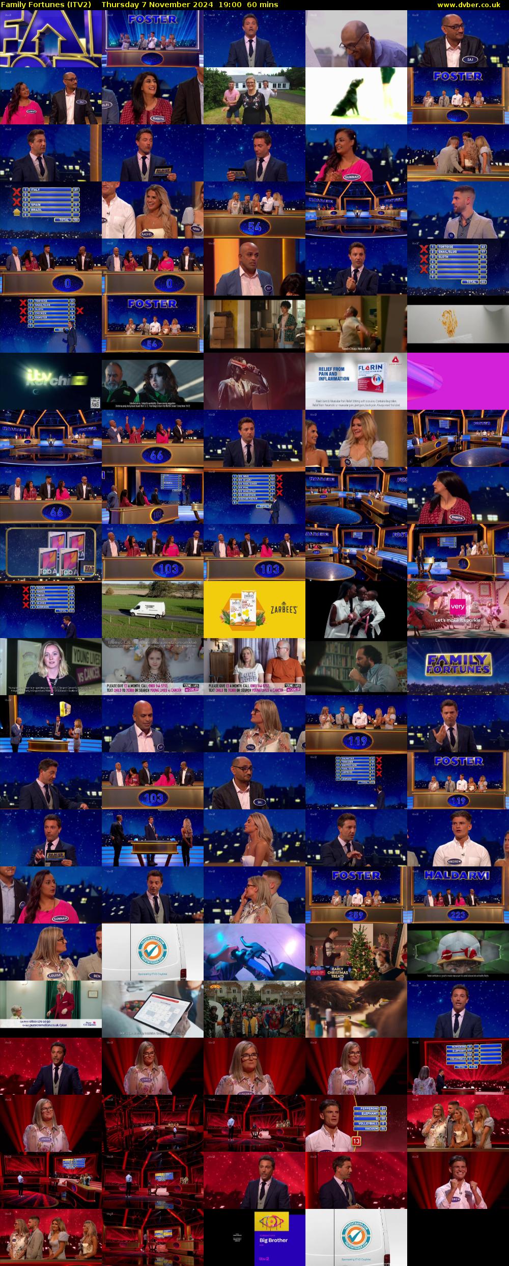 Family Fortunes (ITV2) Thursday 7 November 2024 19:00 - 20:00