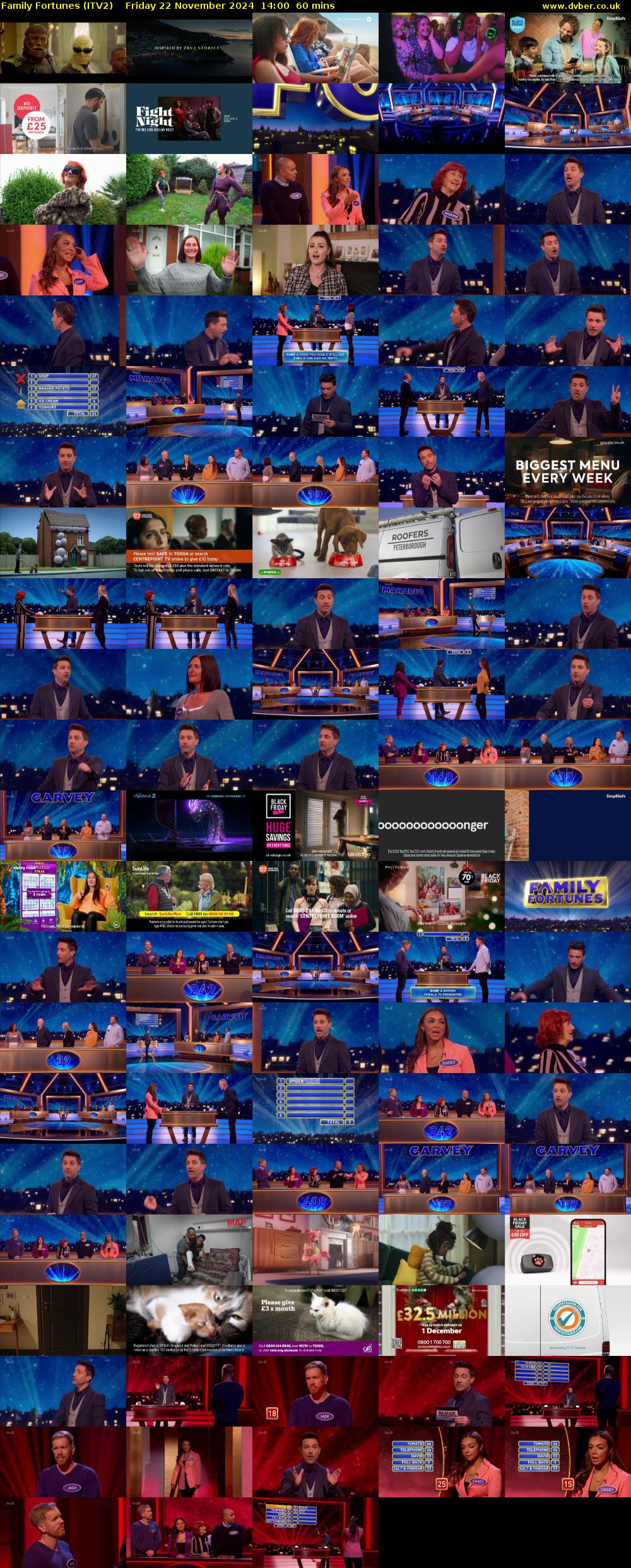 Family Fortunes (ITV2) Friday 22 November 2024 14:00 - 15:00