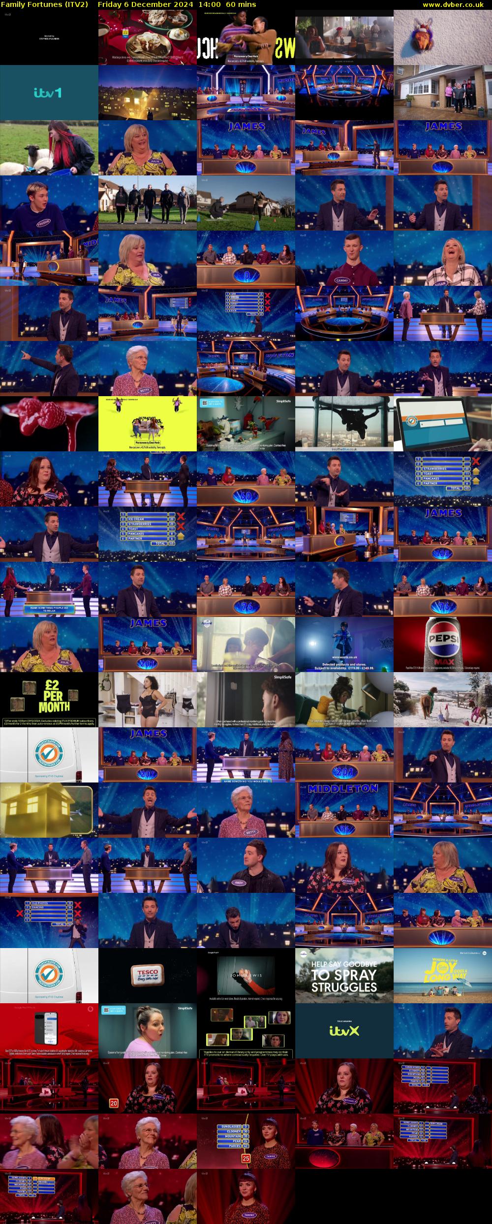 Family Fortunes (ITV2) Friday 6 December 2024 14:00 - 15:00