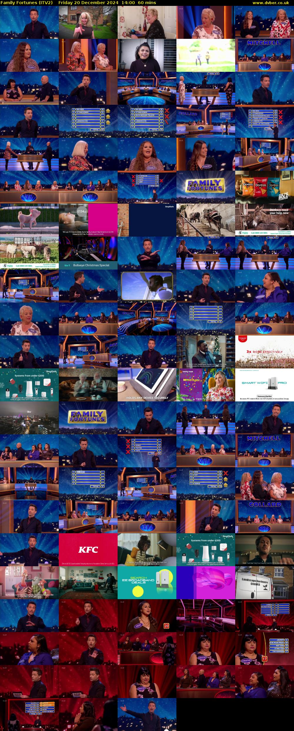Family Fortunes (ITV2) Friday 20 December 2024 14:00 - 15:00