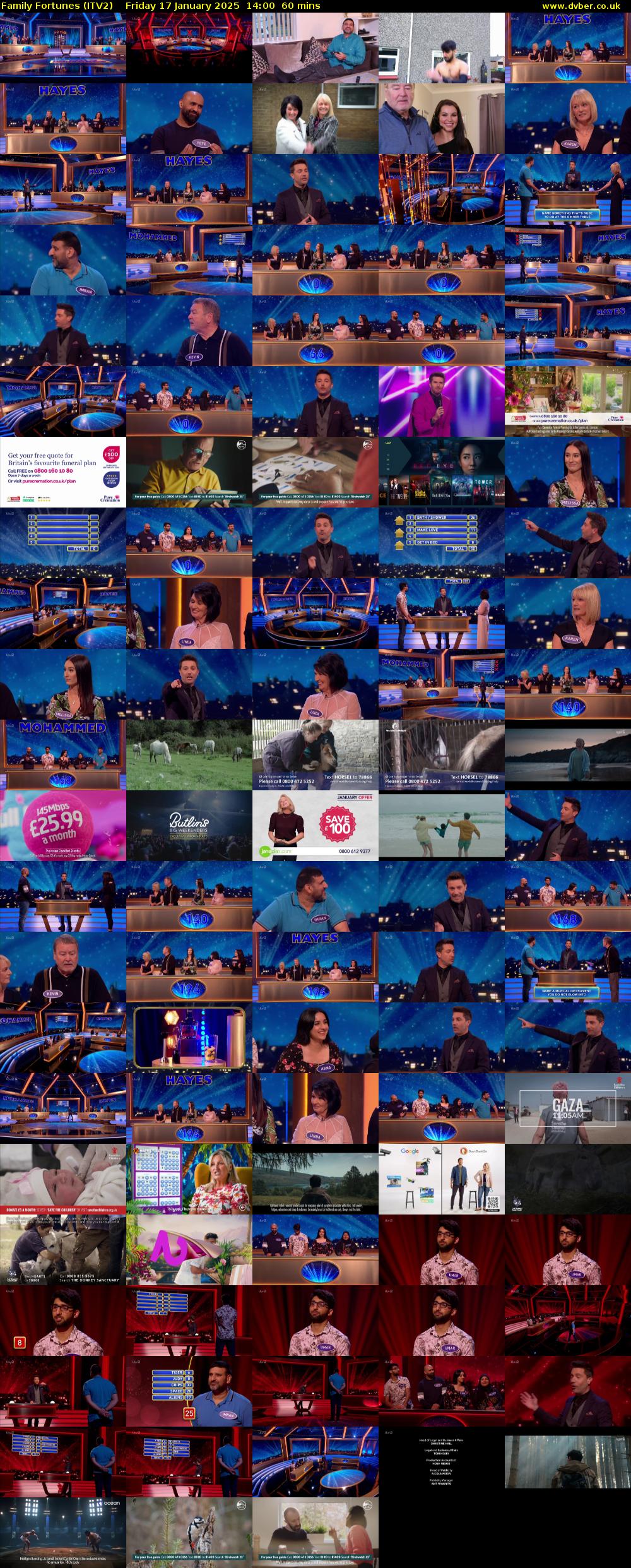 Family Fortunes (ITV2) Friday 17 January 2025 14:00 - 15:00
