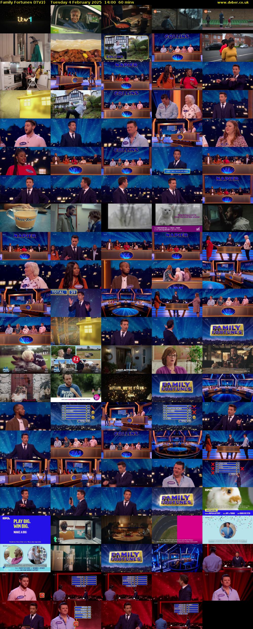 Family Fortunes (ITV2) Tuesday 4 February 2025 14:00 - 15:00