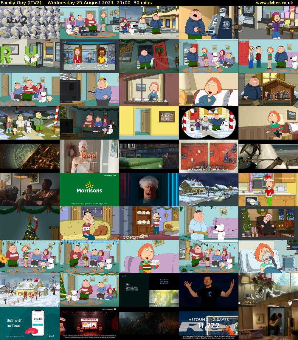 Family Guy ITV2 2021 08 25 2100 family-guy-itv2-2021-08-25-2100