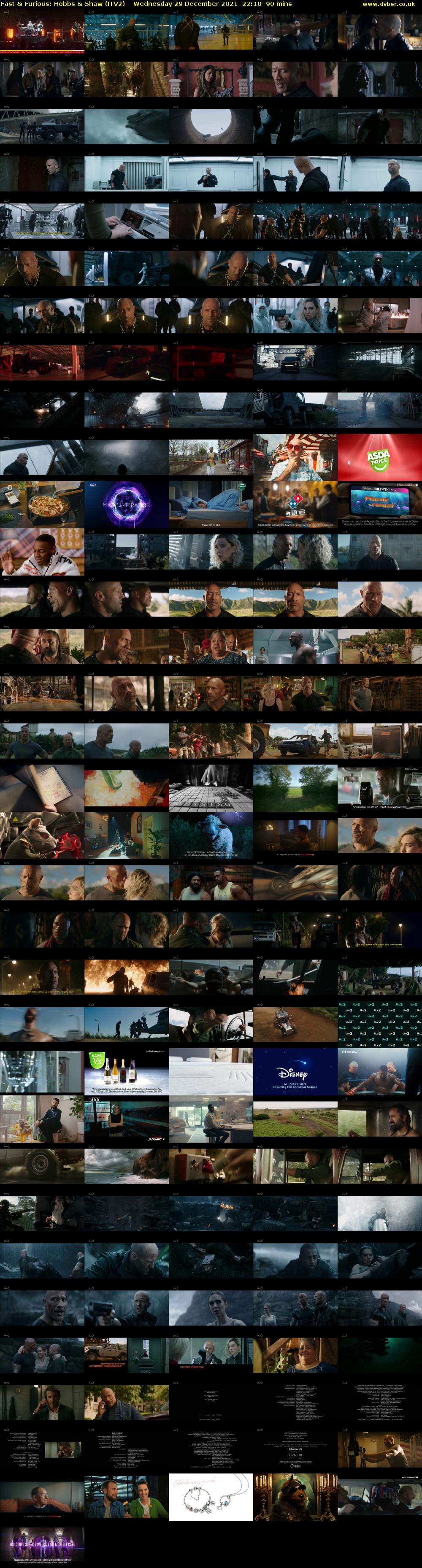 Fast & Furious: Hobbs & Shaw (ITV2) Wednesday 29 December 2021 22:10 - 23:40