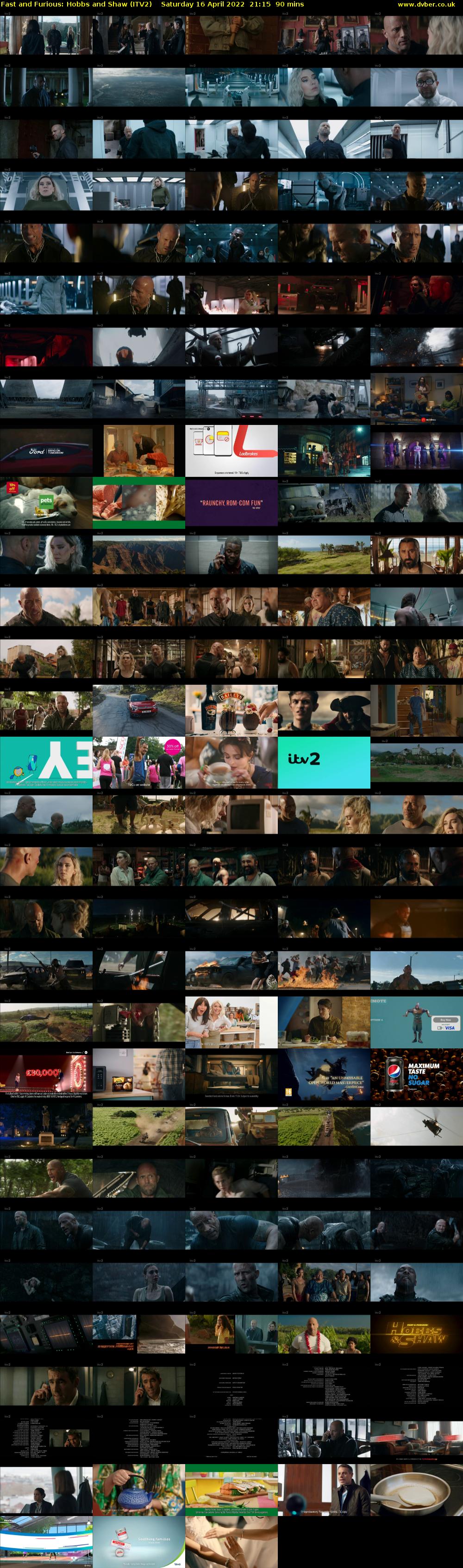 Fast and Furious: Hobbs and Shaw (ITV2) Saturday 16 April 2022 21:15 - 22:45